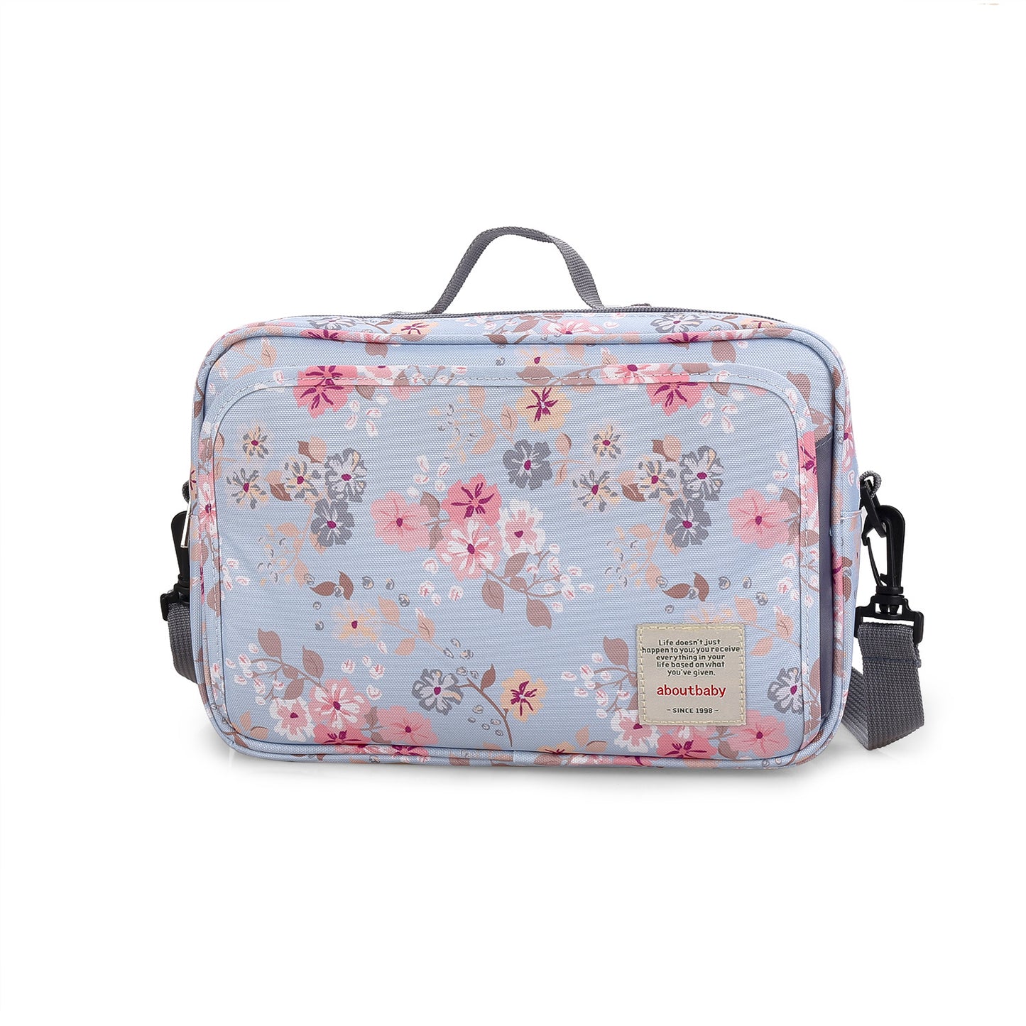 Portable baby diaper organizer bag perfect for travel and on-the-go parents