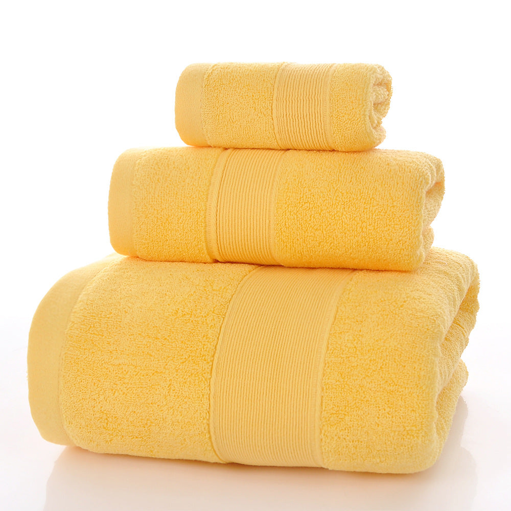 Towel Square Washcloth Three-piece Suit Of Bath Towel