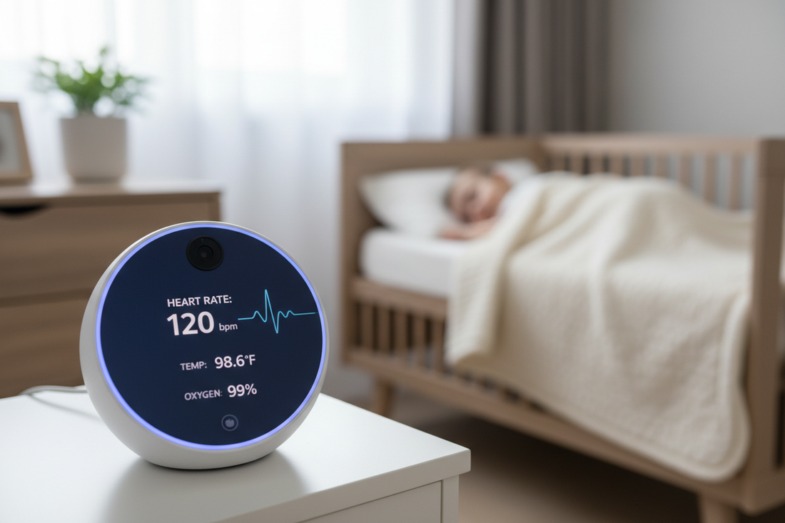 Top-rated baby monitor with heart rate sensor