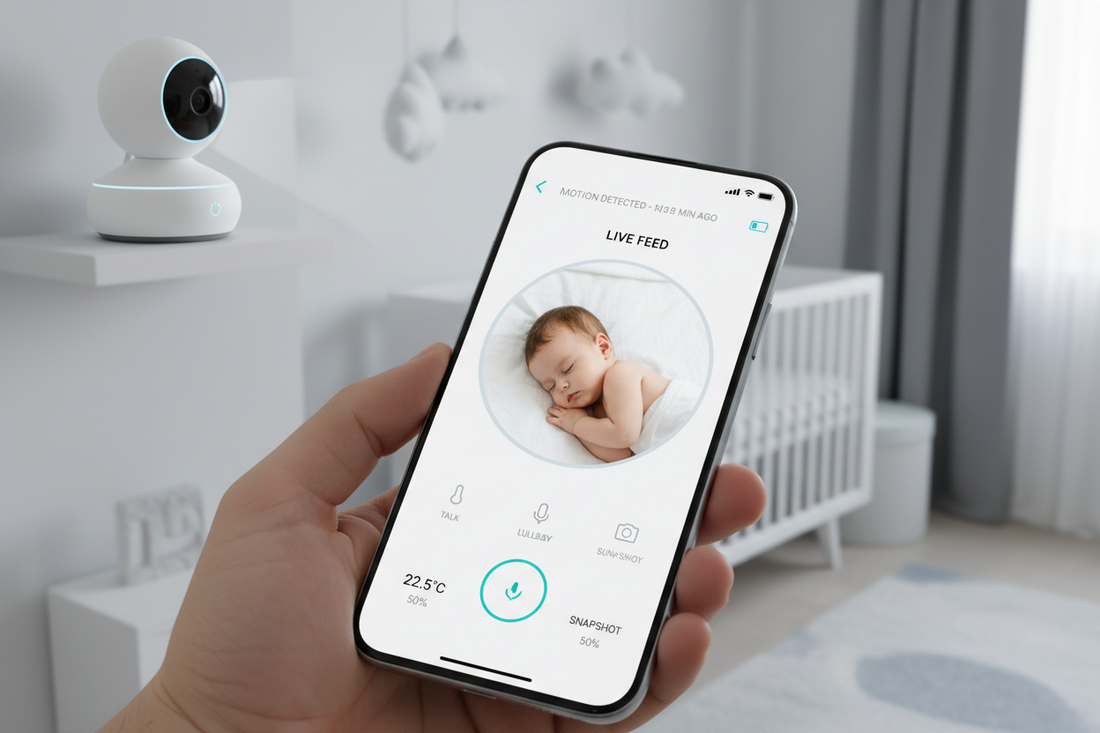 Smart baby monitor with app