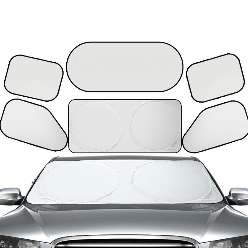 Car window shade demonstrating easy removal and storage