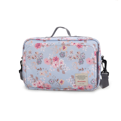 Portable baby diaper organizer bag perfect for travel and on-the-go parents