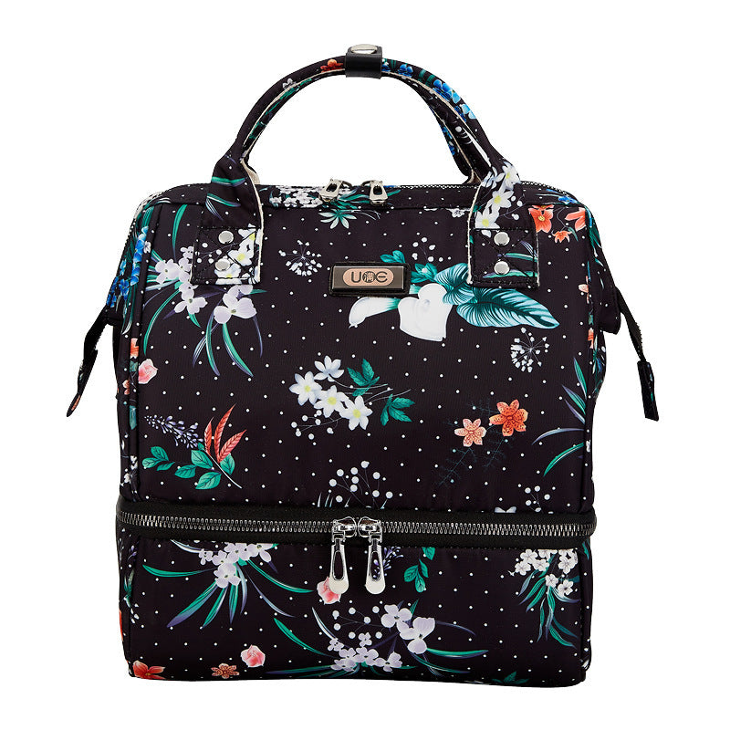 Mummy maternity bag showing spacious main compartment for baby essentials