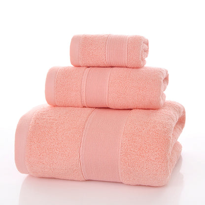 Towel Square Washcloth Three-piece Suit Of Bath Towel