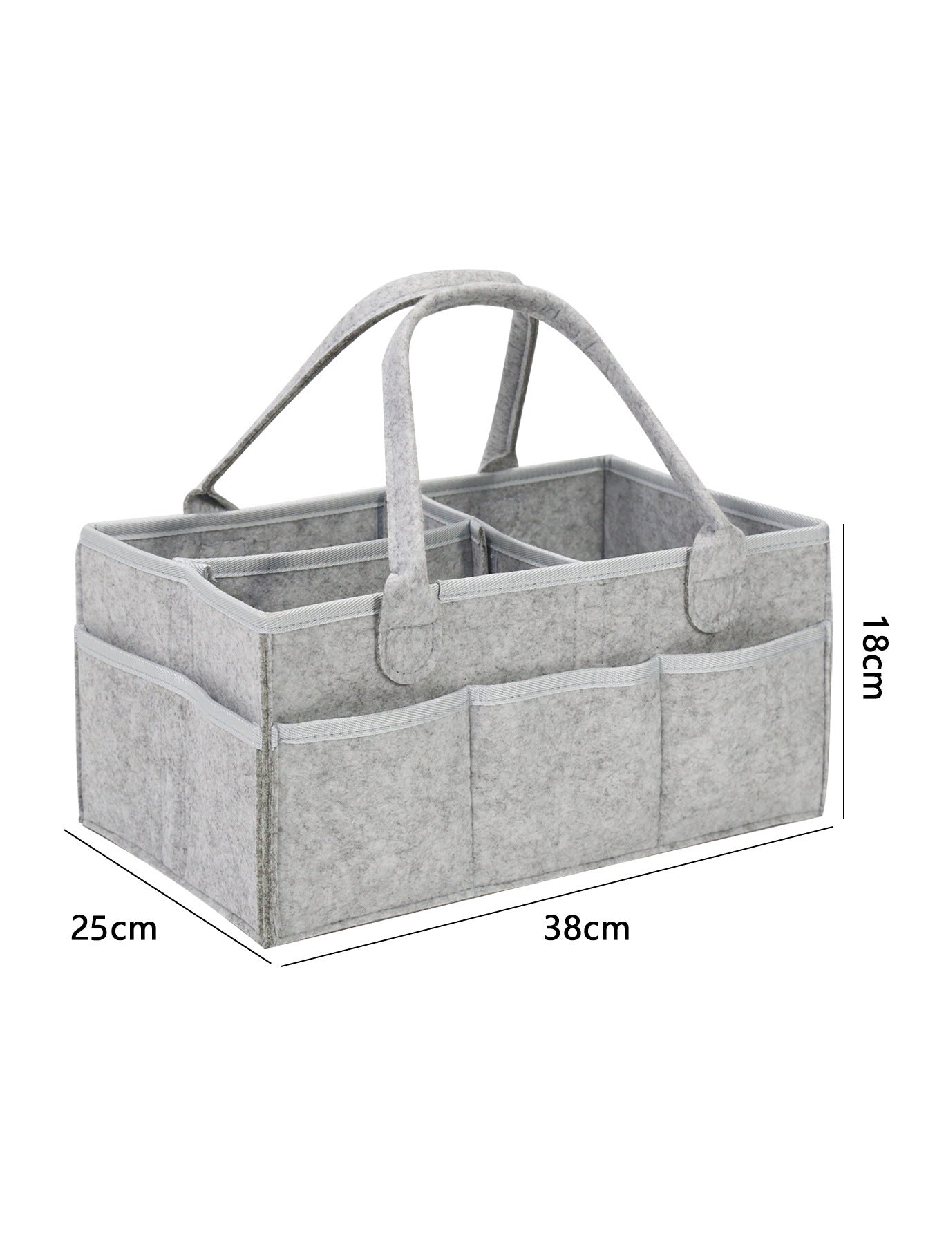 Fashion diaper bag demonstrating spacious storage for baby essentials