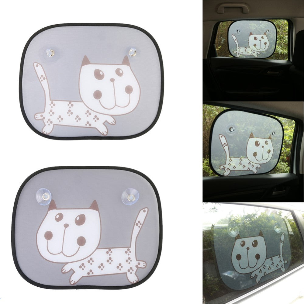 Universal car window sun shade blocking UV rays for baby protection