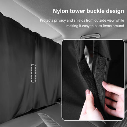 5 Pcs Car Privacy Curtains 2 Side Window Sun Shade Removable Windshield Shades