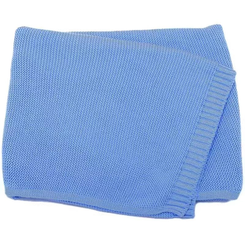 Baby Carriage Cover Blanket Baby's Blanket Knitted Cotton Nap Blanket
