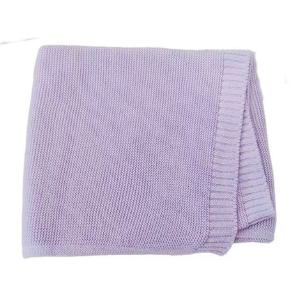 Baby Carriage Cover Blanket Baby's Blanket Knitted Cotton Nap Blanket
