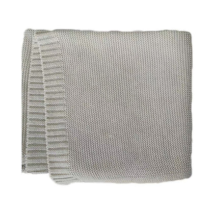 Baby Carriage Cover Blanket Baby's Blanket Knitted Cotton Nap Blanket