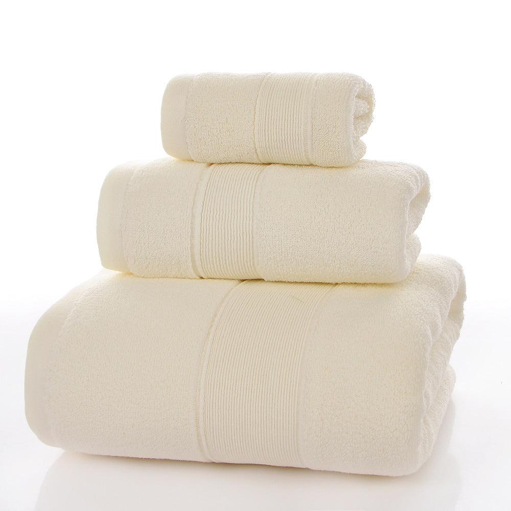 Towel Square Washcloth Three-piece Suit Of Bath Towel