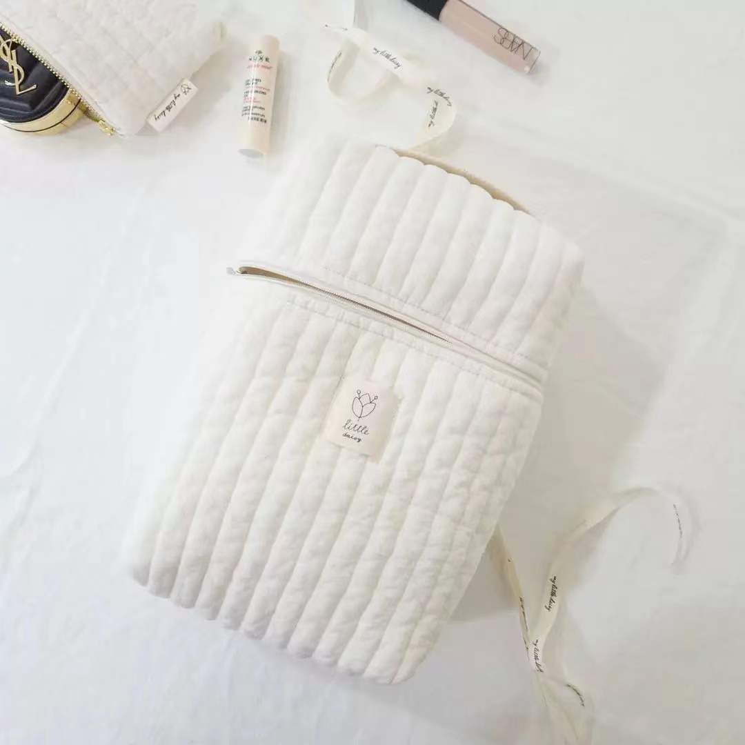 Mommy's diaper bag showing spacious interior organization and pockets